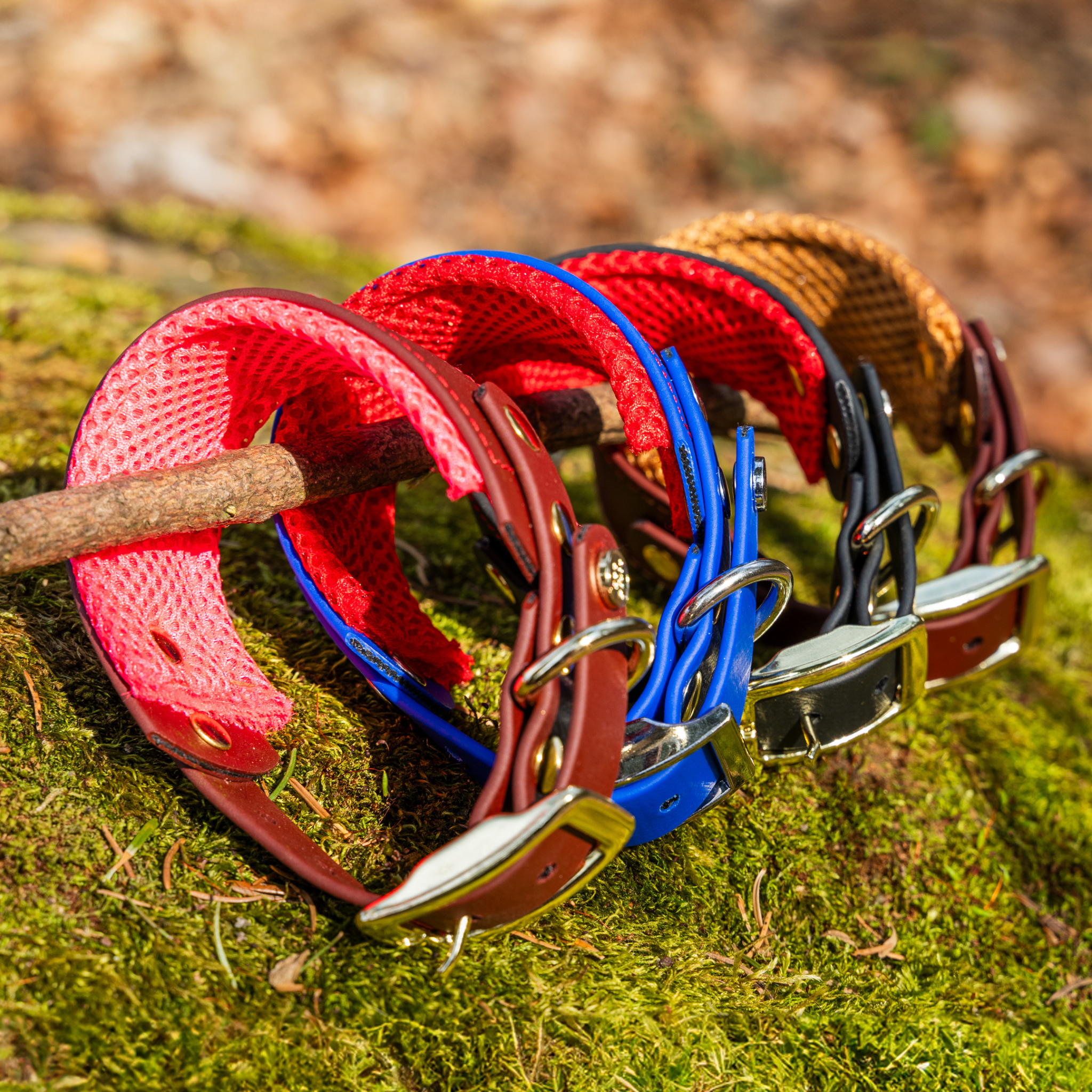 Windhundhalsband BioThane® mit Airmesh