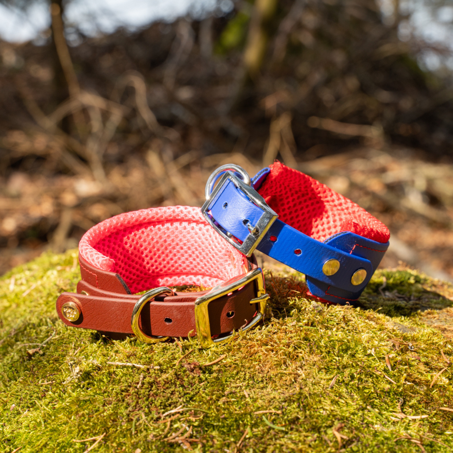 Windhundhalsband BioThane® mit Airmesh